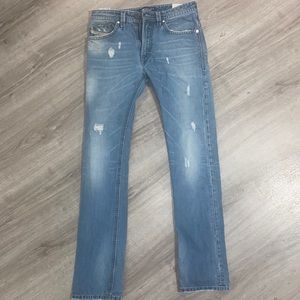 Rare Diesel Thavar-US Distressed Jeans Made Exclusively 4 New York Store Size 26